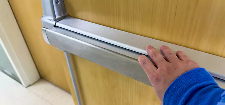 Installing a Push Bar on a Door Northfield